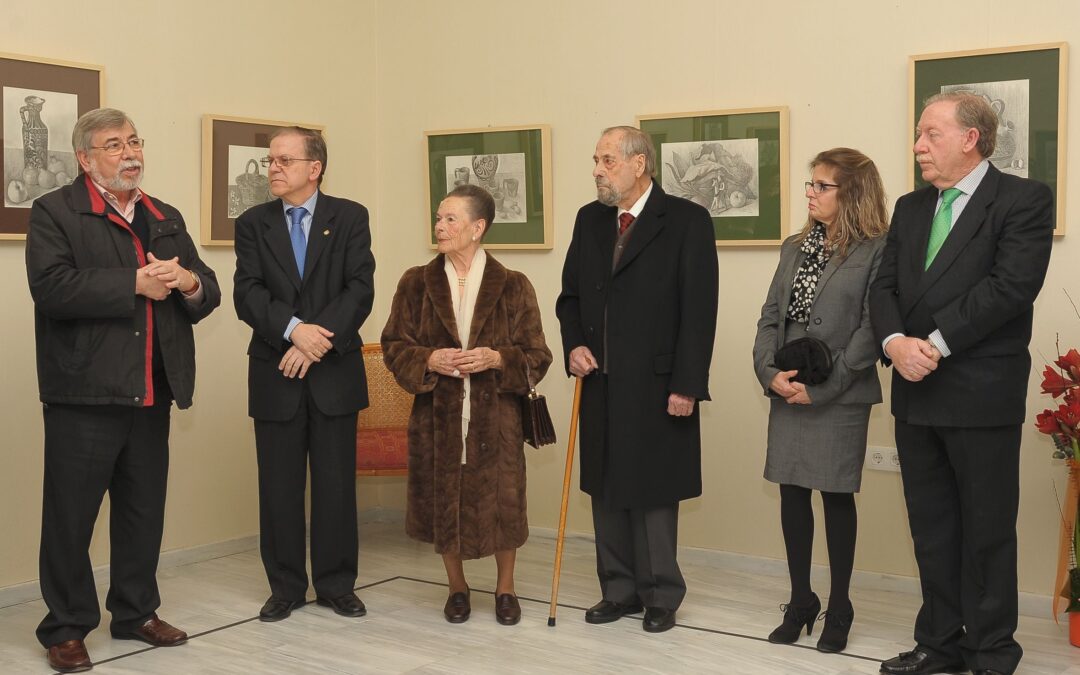 Inaugurada exitosamente la exposición de pintura “Grafitos desde la madurez de Antonio Milla”