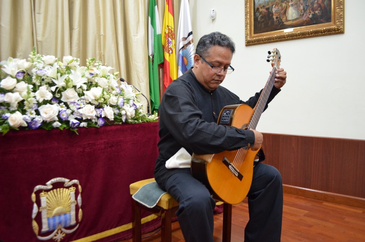 El concierto se celebró en el Salón de Actos de la institución