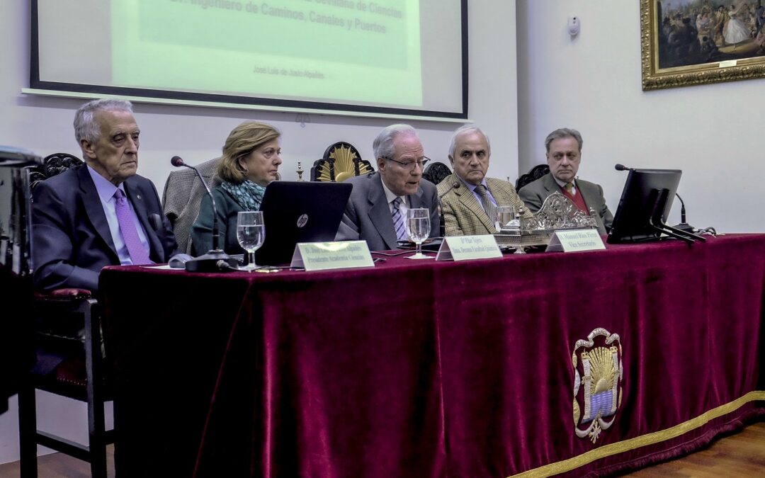 Conferencia a cargo de D. José Luis de Justo Alpañés, Académico Numerario titulada“Los adversarios del Metro de Sevilla” dentro del ciclo ‘Los Martes de la Academia’