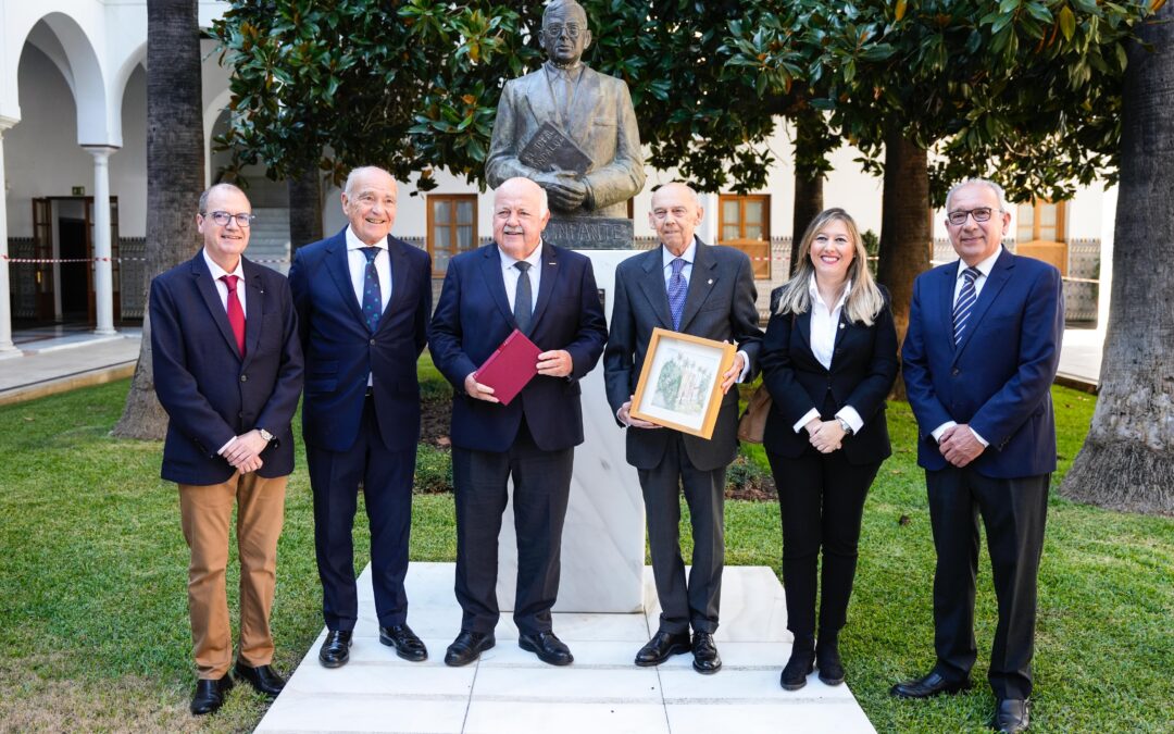 Jesús Aguirre recibe al Ateneo de Sevilla